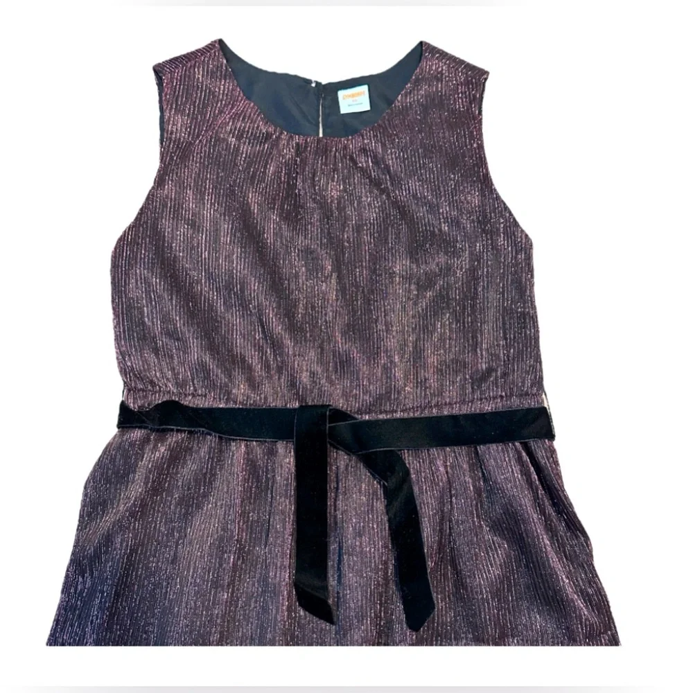 Gymboree | Girls Black Pink Sparkle Holiday Dress | Size 10 | EUC